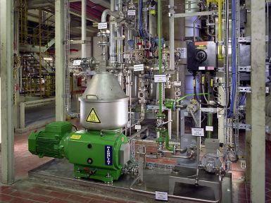 Separadores com descarga manual