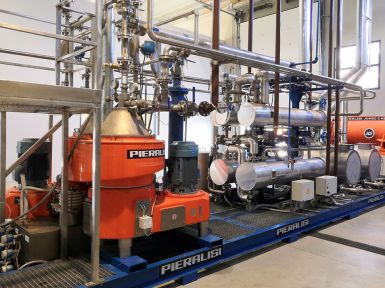 Separadores com descarga automática