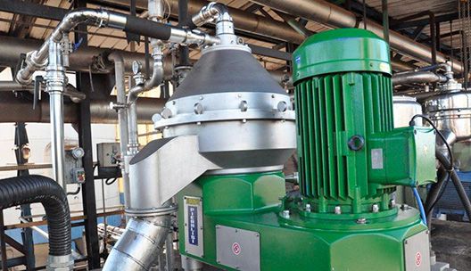 Separators with nozzles