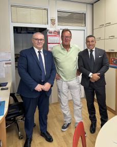Representative visit in Croatia for CEO Zeppelli Aldino 